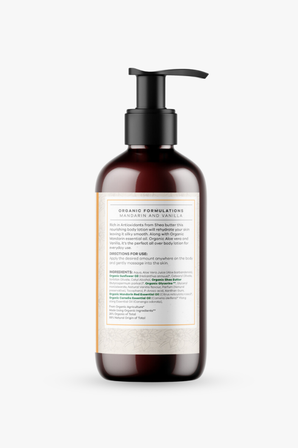 Lait Corporel Mandarine & Vanille