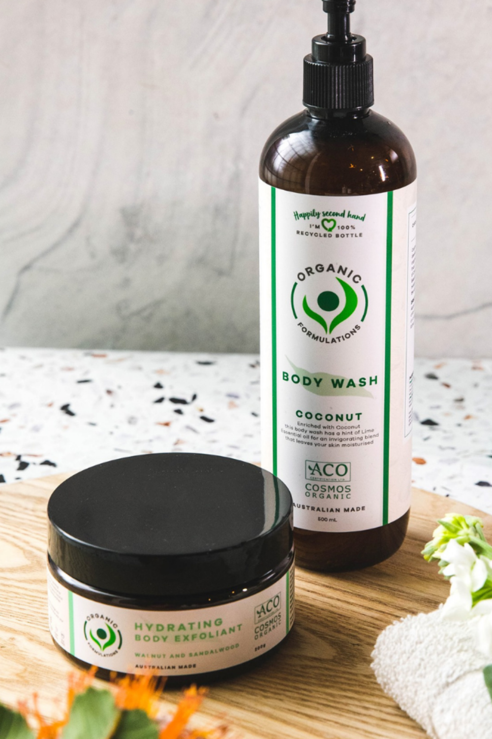 Exfoliant Corps Hydratant Noyer & Bois de Santal