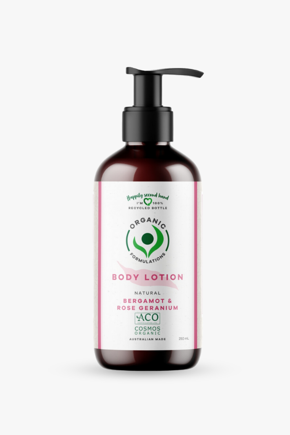 Lotion pour le corps bergamote et géranium rose