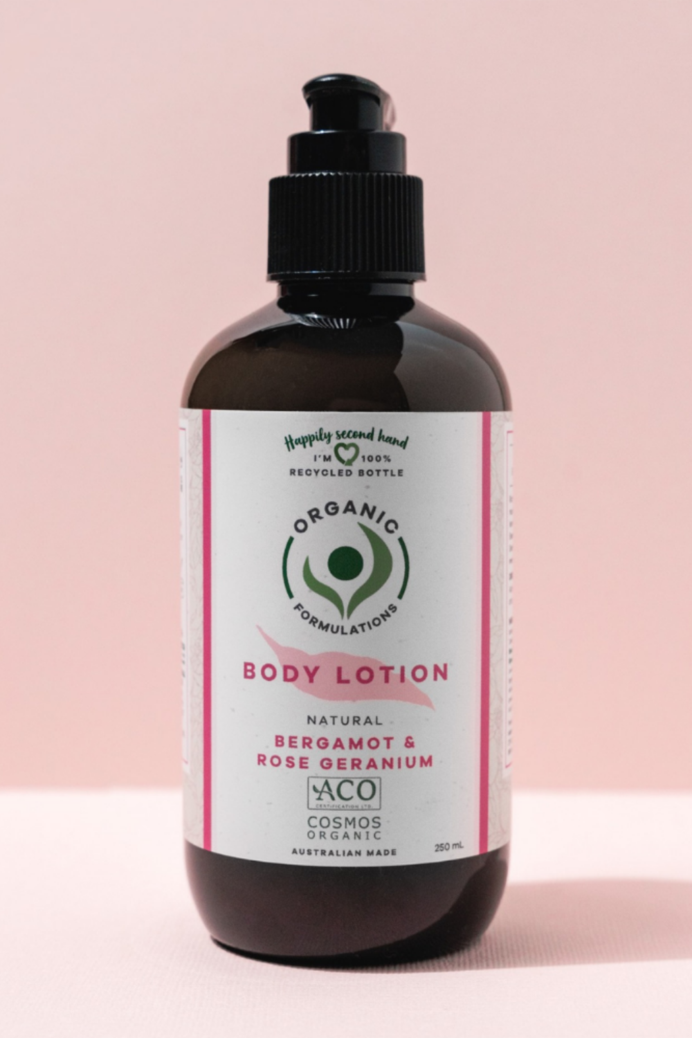 Lotion pour le corps bergamote et géranium rose